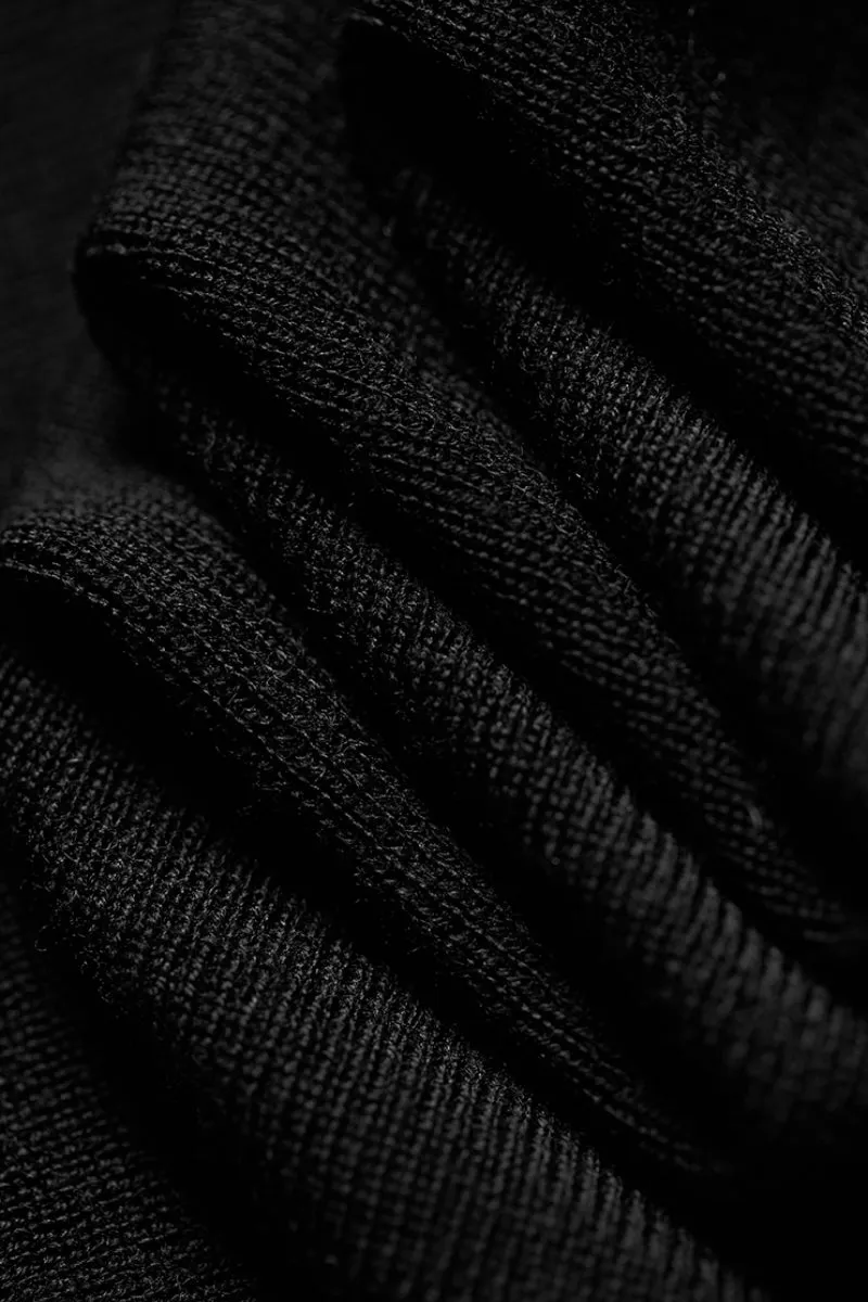 100 Wool Seamless Knitted Turtleneck Sweater