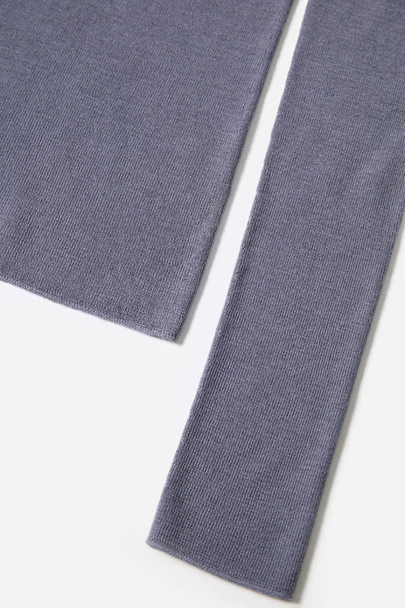100 Wool Seamless Knitted Turtleneck Sweater