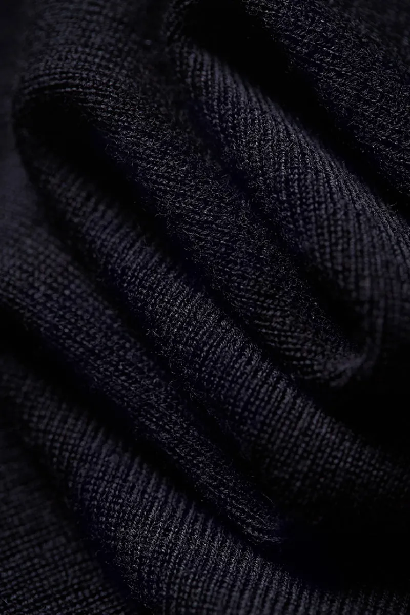 100 Wool Seamless Knitted Turtleneck Sweater