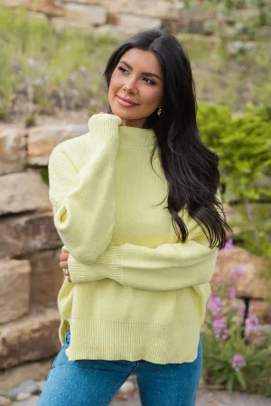 A Great Escape Yellow Oversized Sweater SALE