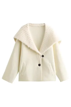 'Agnes' Shawl Collar Velvet Jacket