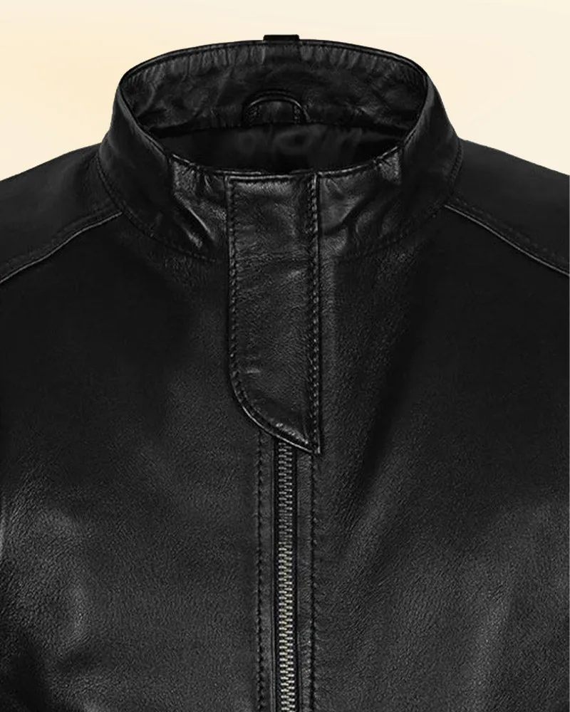 Black Style Leather Jacket Worn By Bradley Cooper | Bradley Cooper Black Style Leather Jacket