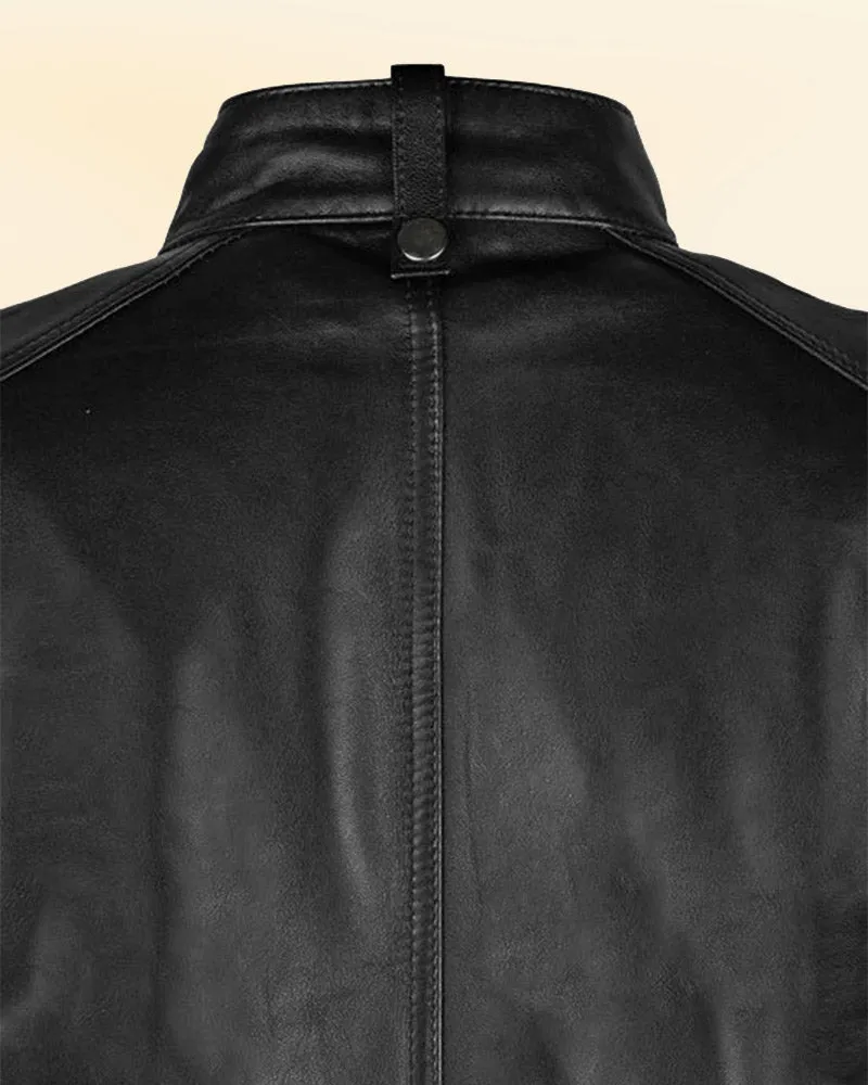 Black Style Leather Jacket Worn By Bradley Cooper | Bradley Cooper Black Style Leather Jacket