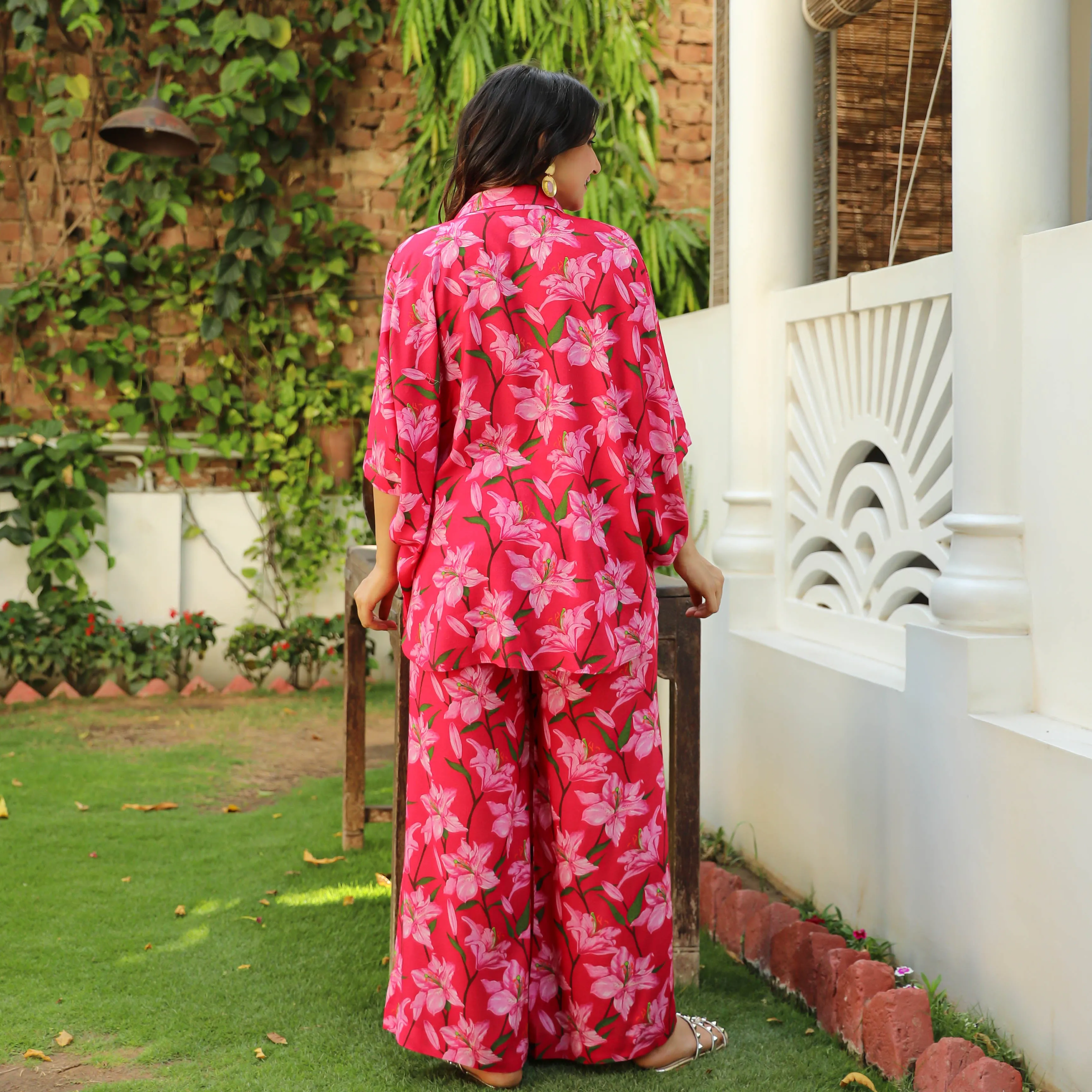 Bunaai Lily Print Co-ord Set