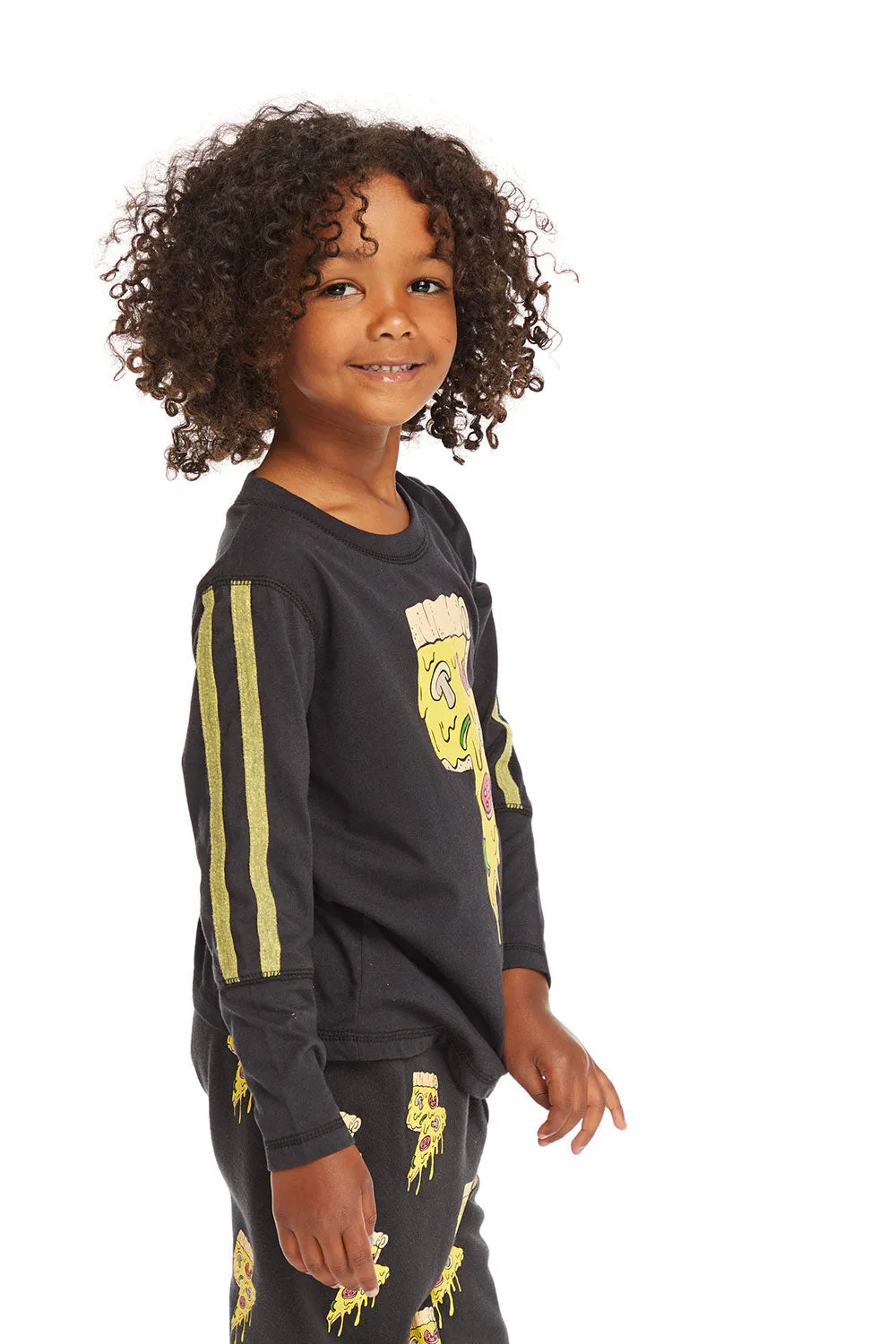 CHA Lightening Pizza Long Sleeve Tee
