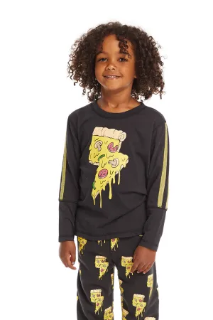 CHA Lightening Pizza Long Sleeve Tee