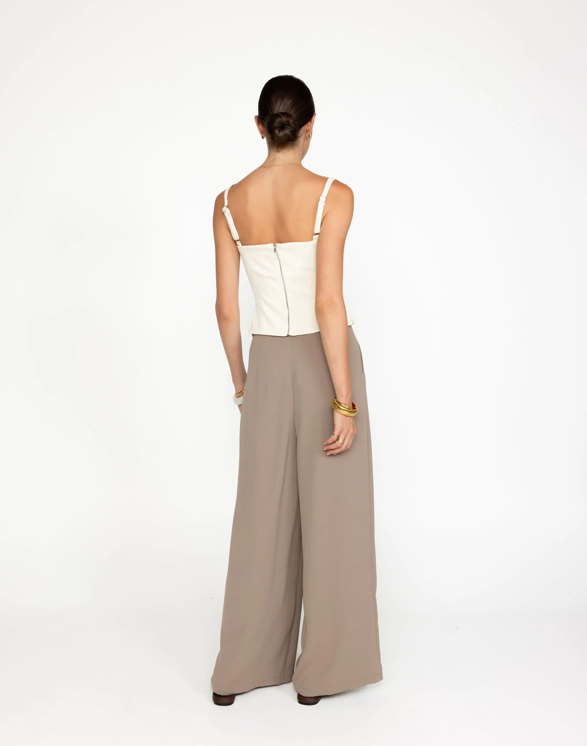 Chicago Pants (Mushroom) - Petite