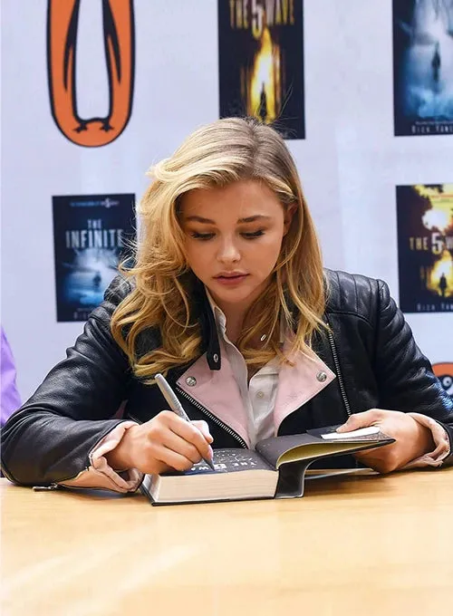 CHLOE GRACE MORETZ LEATHER JACKET | WOMEN CELEBRITY LEATHER JACKET BY THE JACKET SELLER 