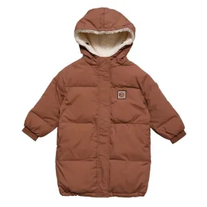 Coat Puffa Up Long Dull Pink