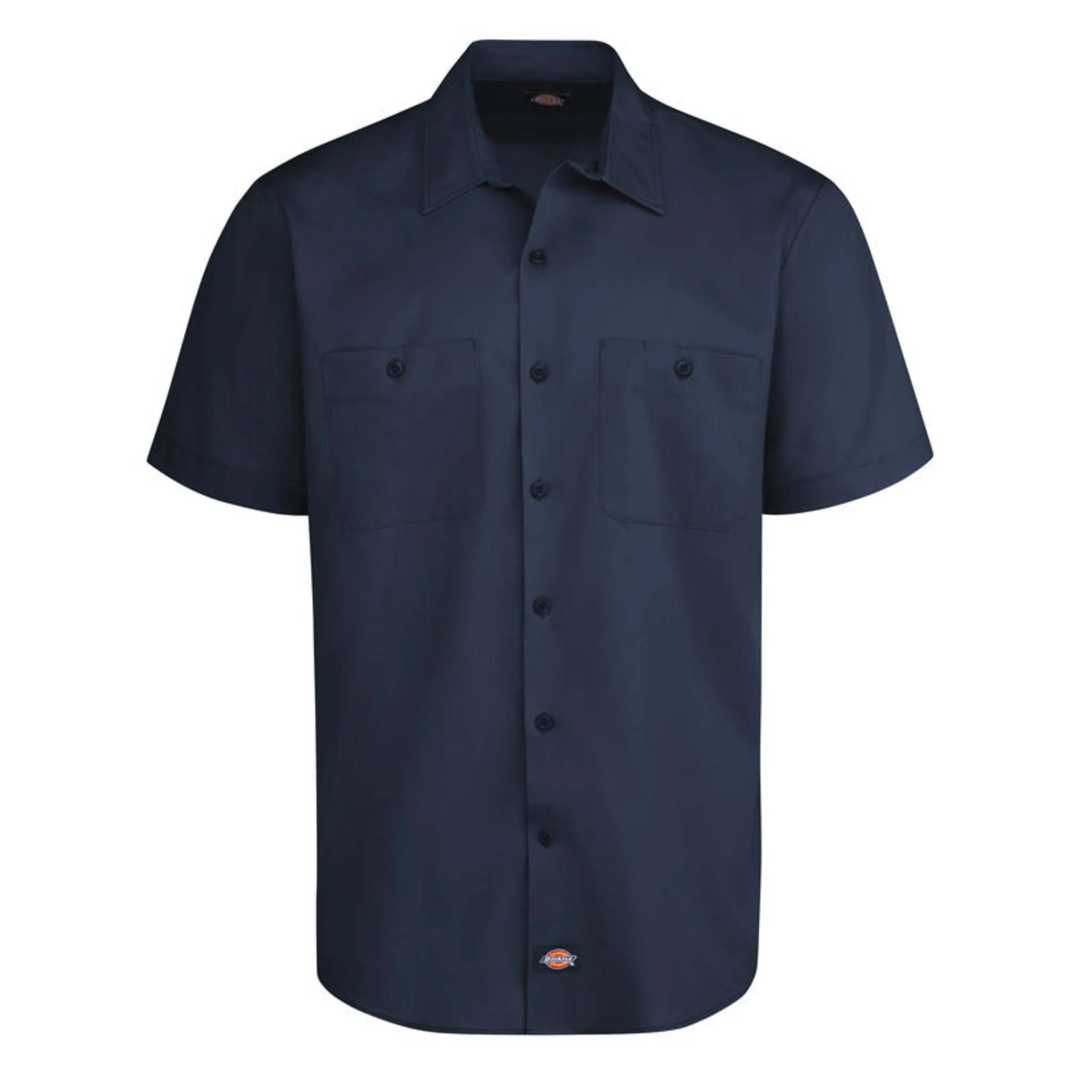 Dickies Men's LS51 Worktech Ventilated Short-Sleeve Work Shirt - Cooling Mesh, Flex Fabric, Moisture Wicking, Durable, Industrial Strength | Sizes S-4XL