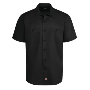 Dickies Men's LS51 Worktech Ventilated Short-Sleeve Work Shirt - Cooling Mesh, Flex Fabric, Moisture Wicking, Durable, Industrial Strength | Sizes S-4XL