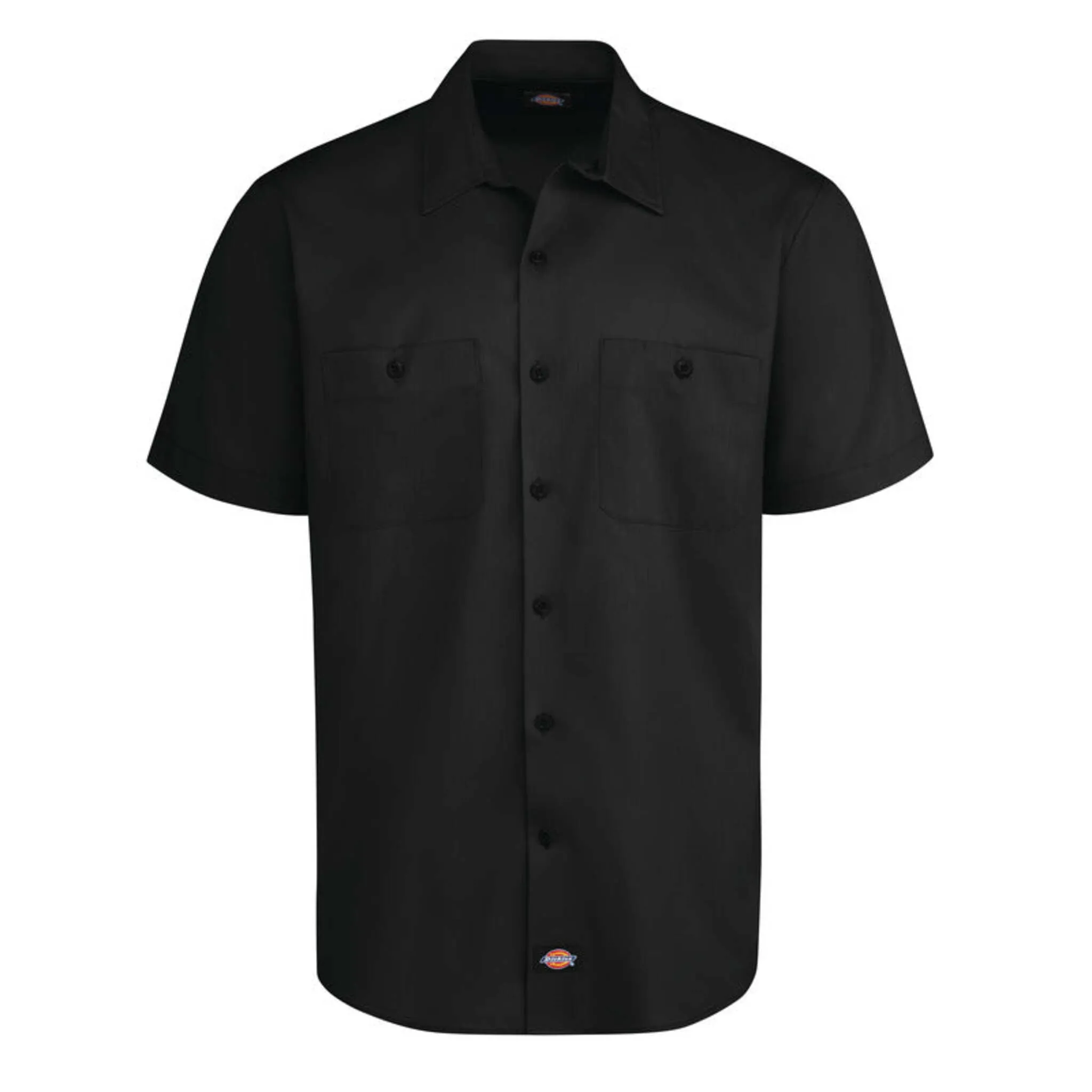 Dickies Men's LS51 Worktech Ventilated Short-Sleeve Work Shirt - Cooling Mesh, Flex Fabric, Moisture Wicking, Durable, Industrial Strength | Sizes S-4XL