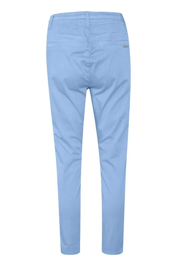 Donne Cotton Twill-Denim Pant