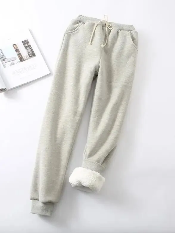Experience Unparalleled Warmth and Style with Women's Thickened Cashmere Pants