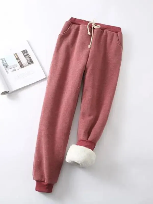 Experience Unparalleled Warmth and Style with Women's Thickened Cashmere Pants