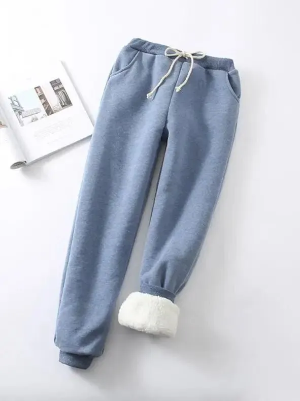 Experience Unparalleled Warmth and Style with Women's Thickened Cashmere Pants