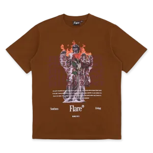 Fallen Angel T Shirt Brown