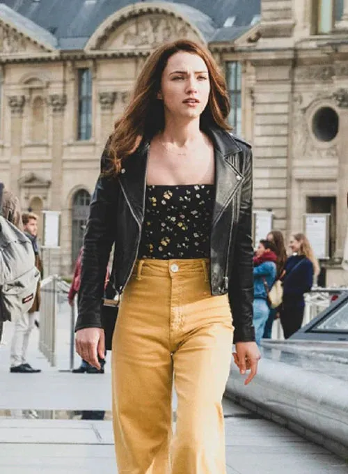 GOD FRIENDED ME Leather Jacket Worn by Violett Beane