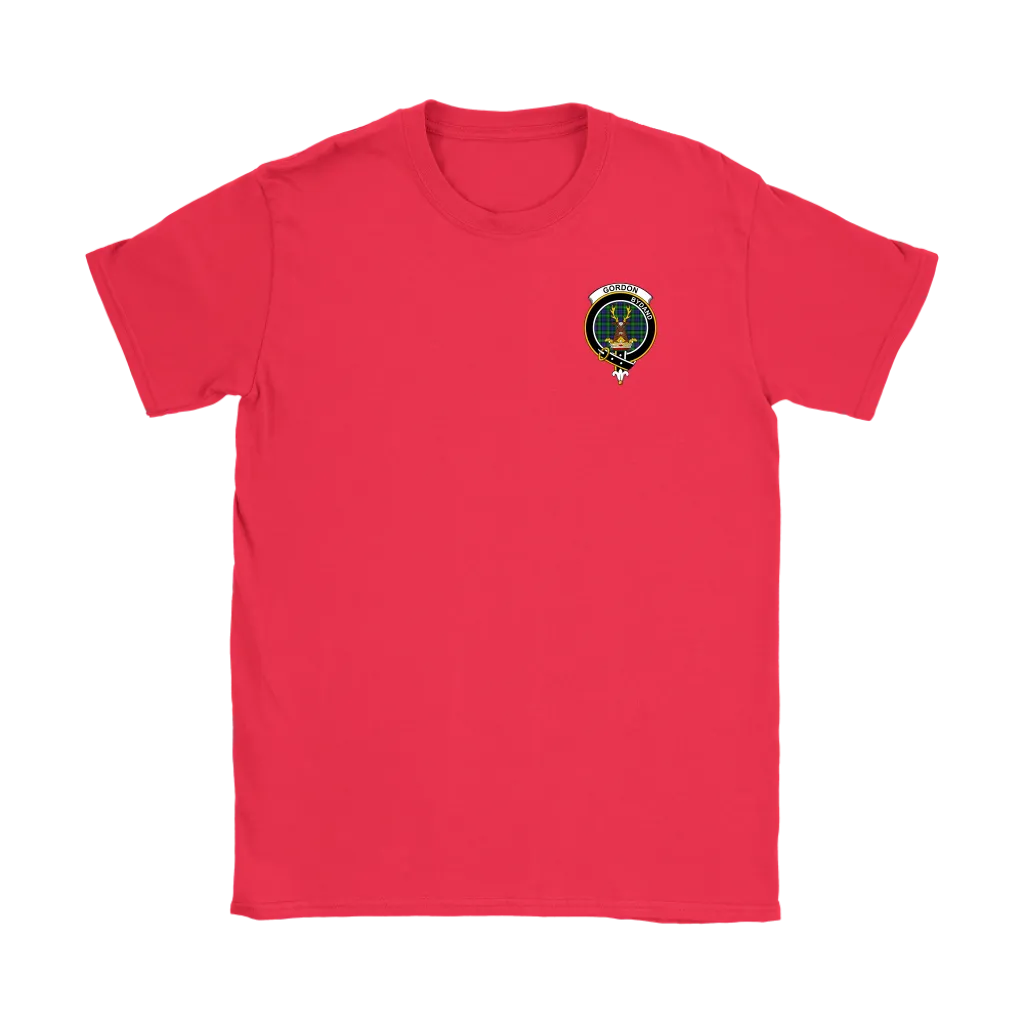 Gordon Tartan T-Shirt - Scottish Proverb k7