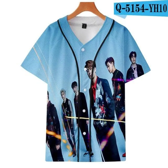 GOT7 3D Baseball T-shirts Women/Men