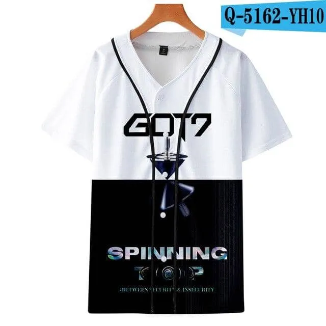 GOT7 3D Baseball T-shirts Women/Men
