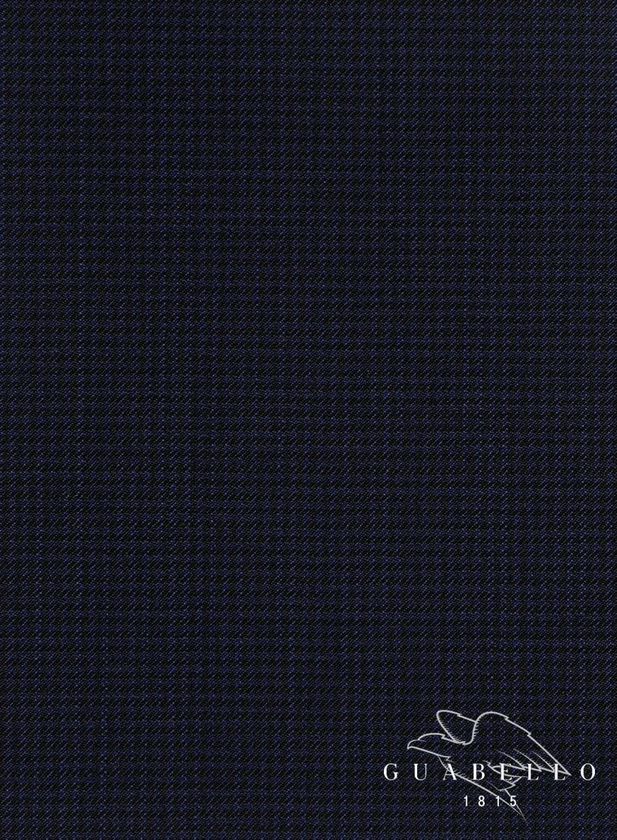 Guabello Dark Blue Houndstooth Jacket