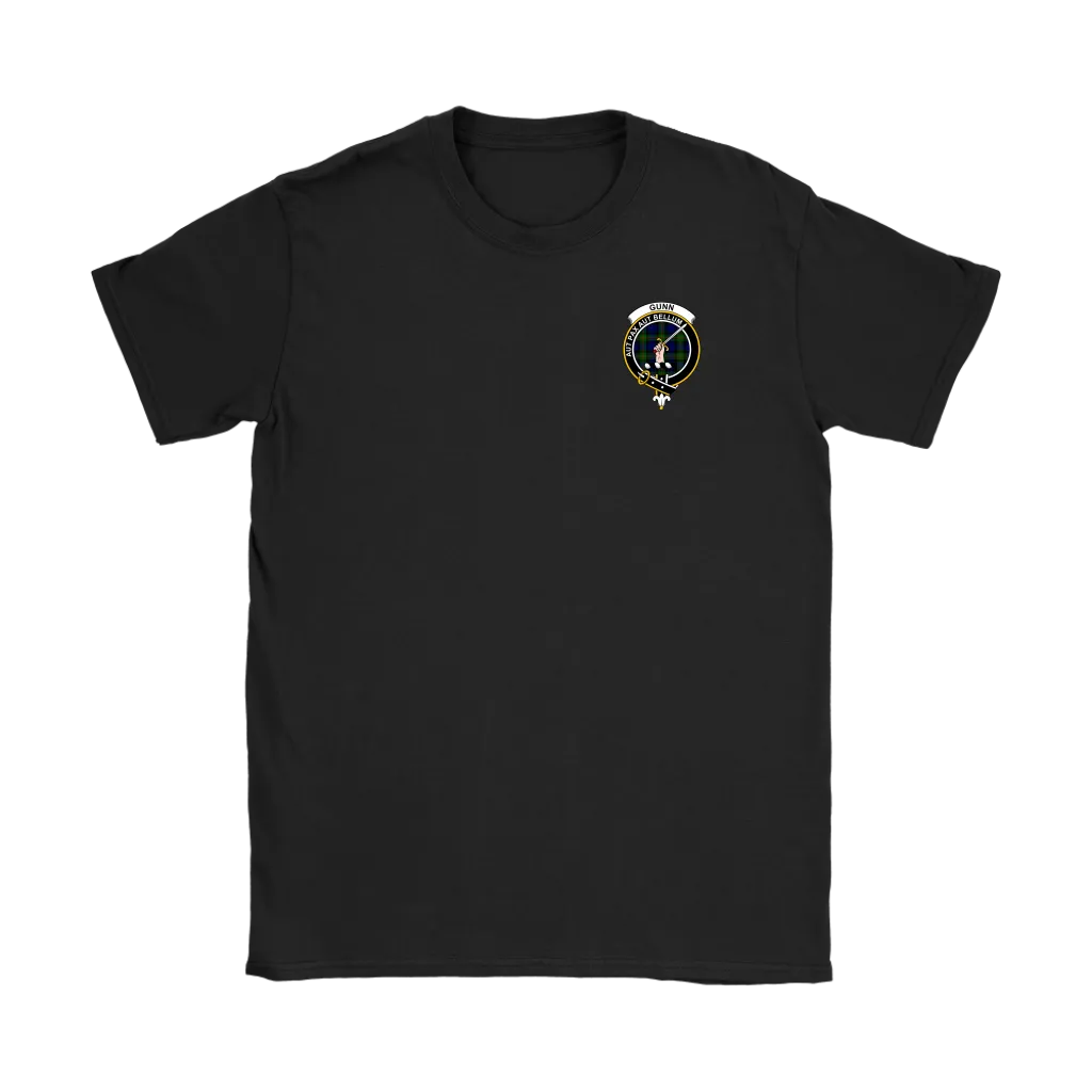 Gunn Tartan T-Shirt - Scottish Proverb k7