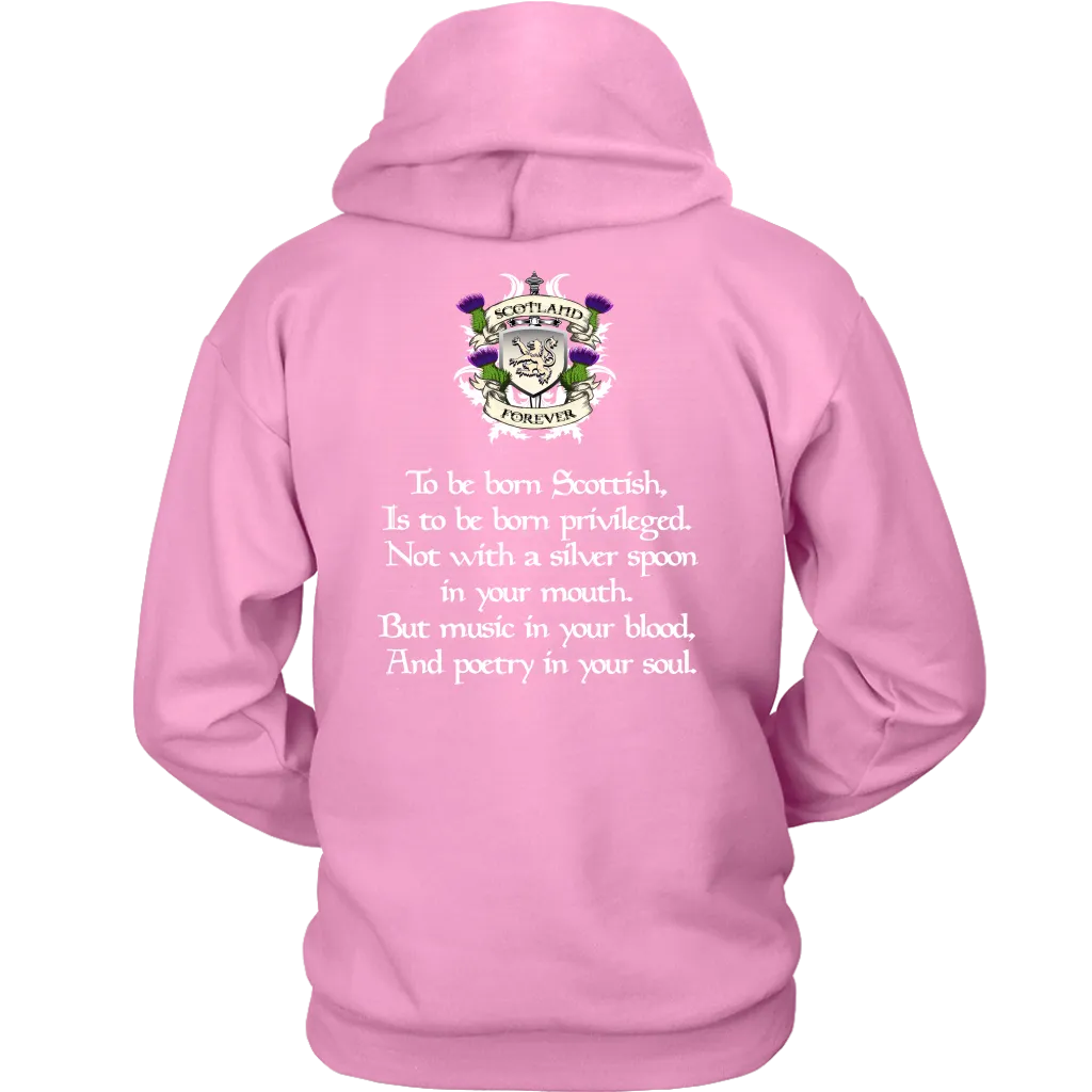 Gunn Tartan T-Shirt - Scottish Proverb k7