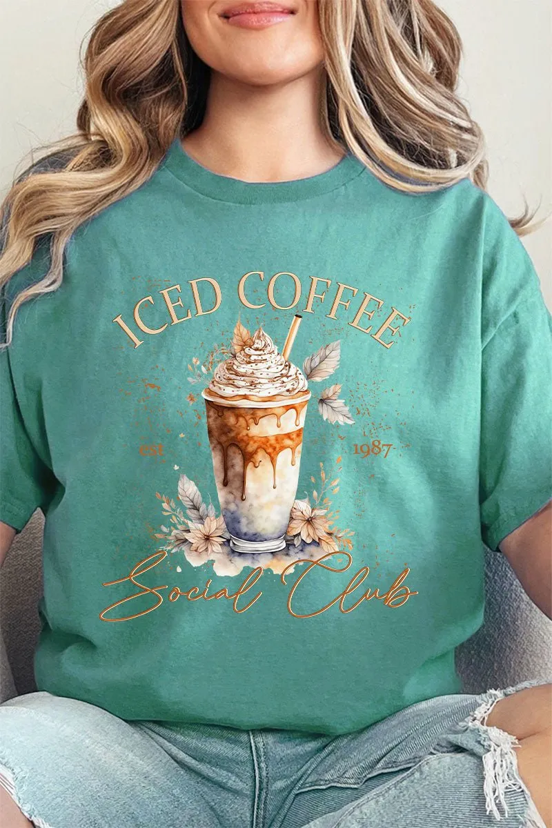 Iced Coffee Social Club Short Sleeve Relaxed Fit T-Shirt