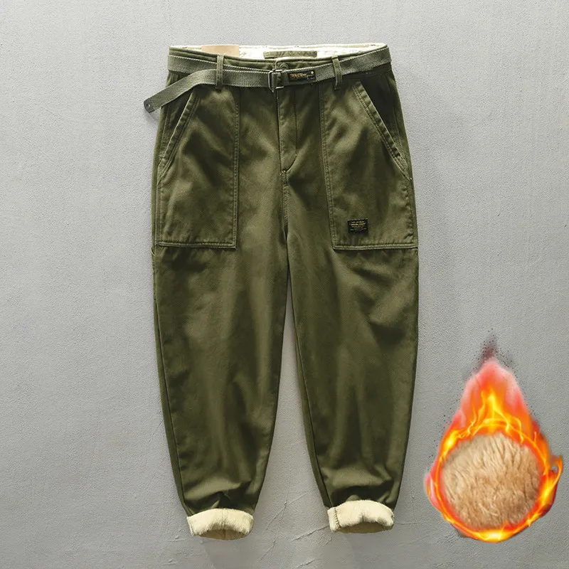 Jack Washington Fleece-Lined Cotton Pants