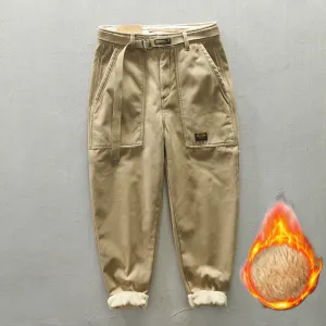 Jack Washington Fleece-Lined Cotton Pants