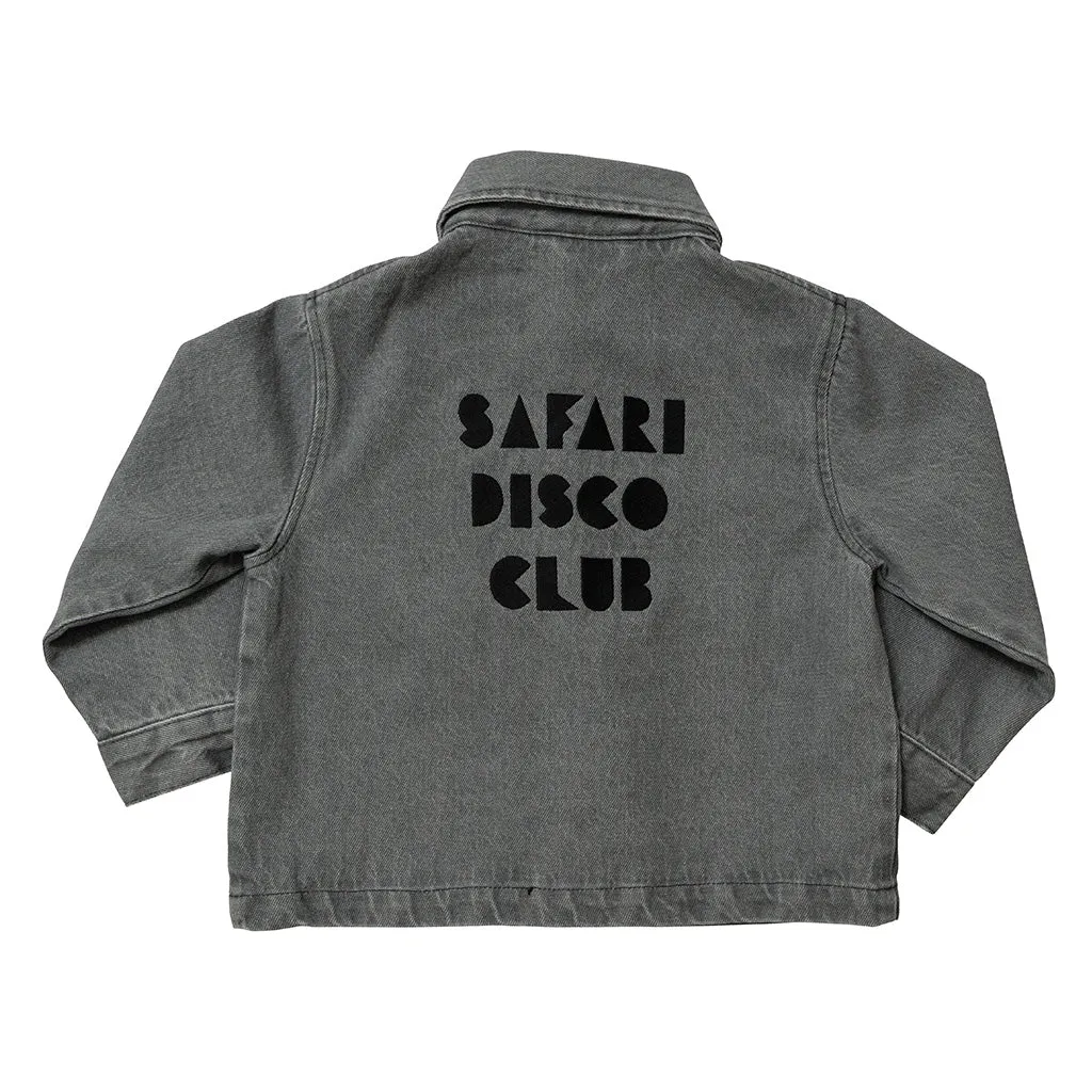Jacket Disco Black Bleached Denim