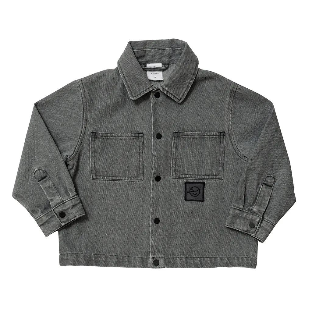 Jacket Disco Black Bleached Denim