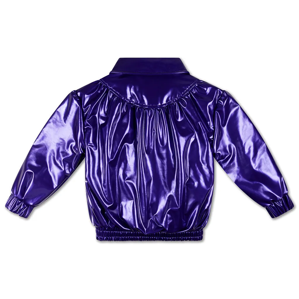 Jacket Lacquer Metallic Purple