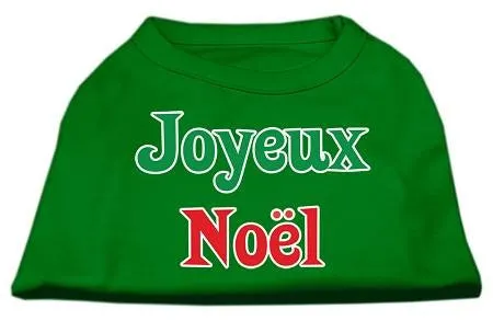 Joyeux Noel Screen Print Shirts Emerald Green XXL (18)