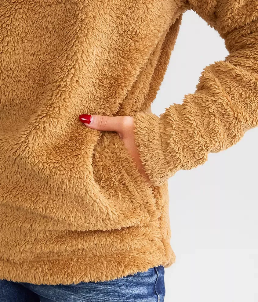 Kimes Ranch Women's Fozzie Pullover Sweatshirt in Camel