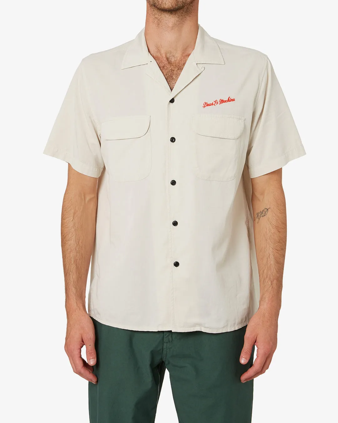 Kingpin Gd Shirt (Relaxed Fit) - Dirty White