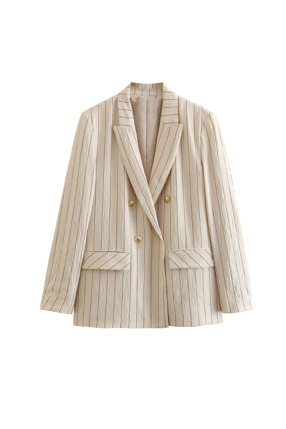 'Lillian' Pinstriped Double-Breasted Suit Jacket & Pants (Sold Separately)