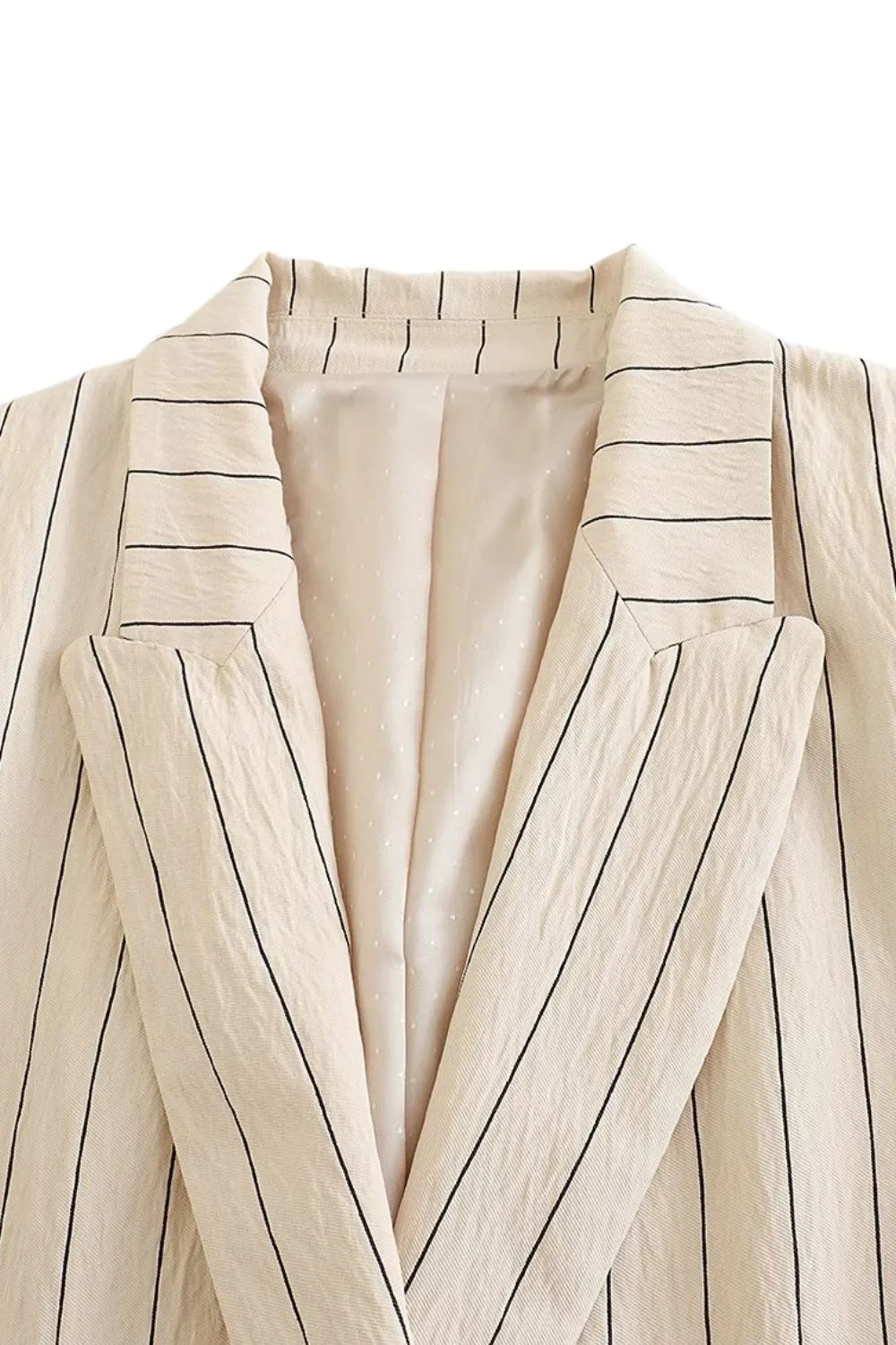 'Lillian' Pinstriped Double-Breasted Suit Jacket & Pants (Sold Separately)