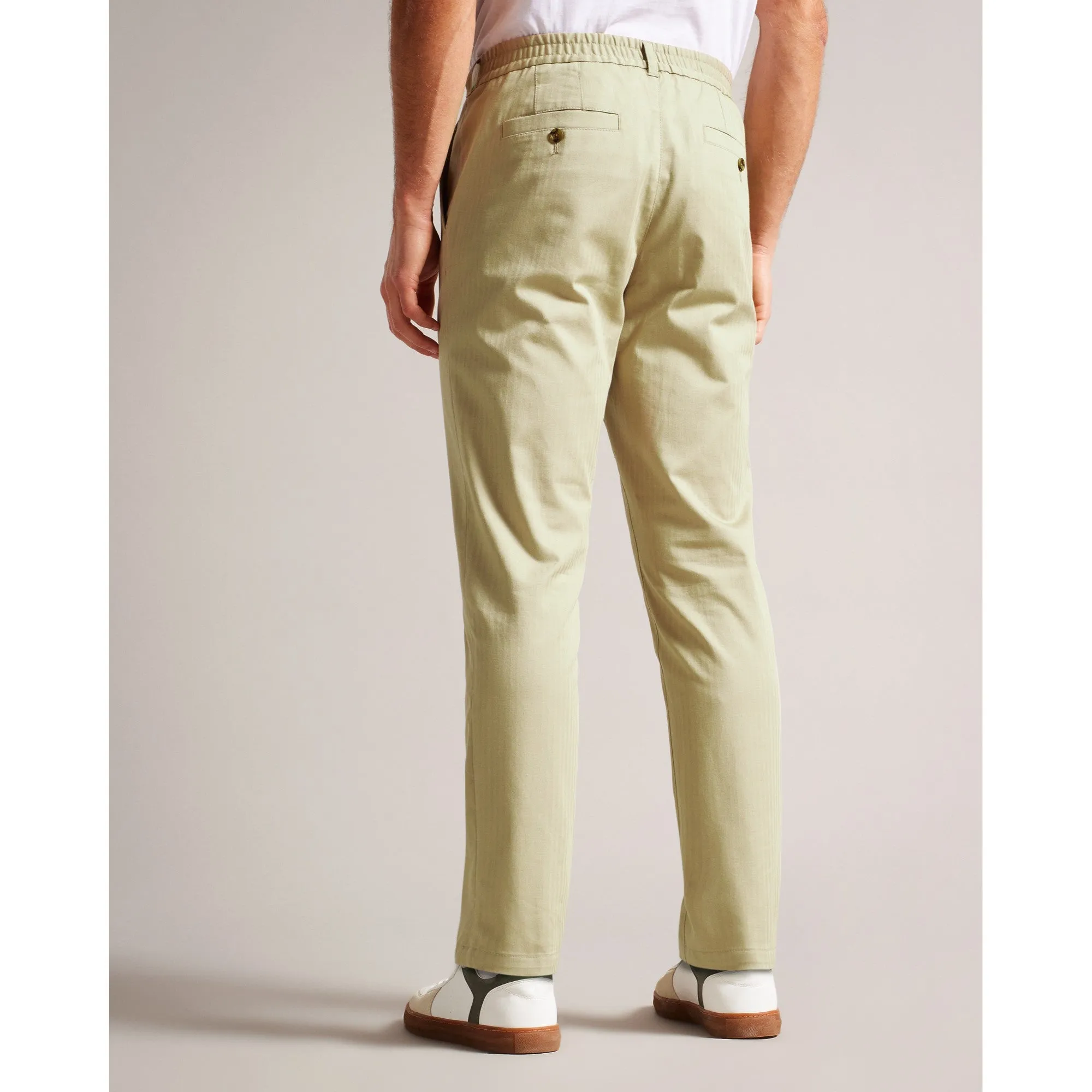 Men Mmt-Bossar-Camburn Regular Fit Trouser - Natural
