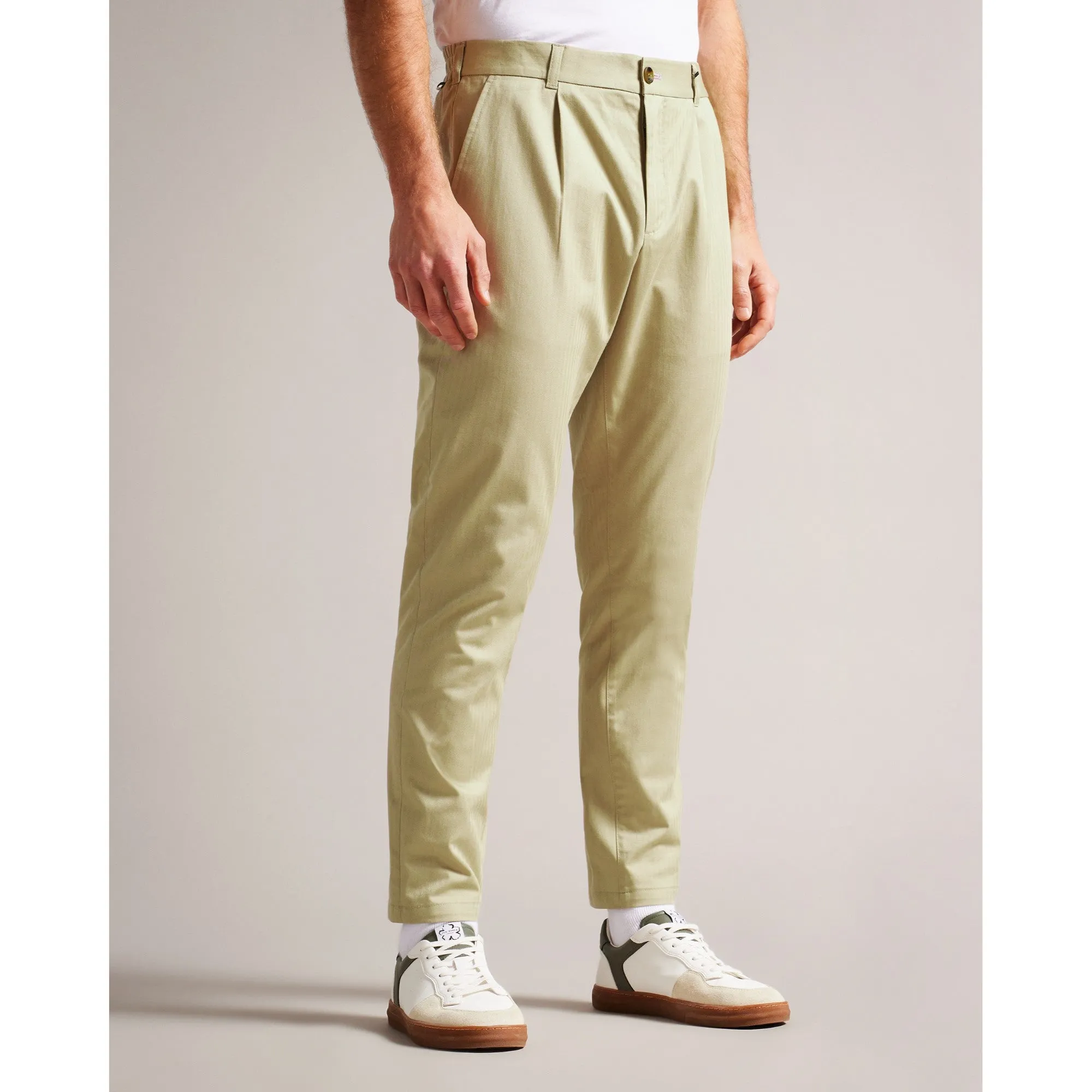 Men Mmt-Bossar-Camburn Regular Fit Trouser - Natural