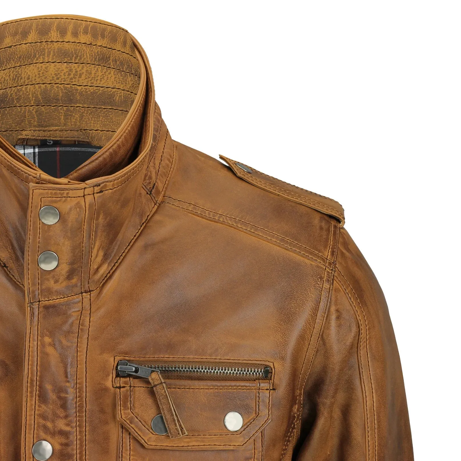MENS VINTAGE TAN MILITARY JACKET