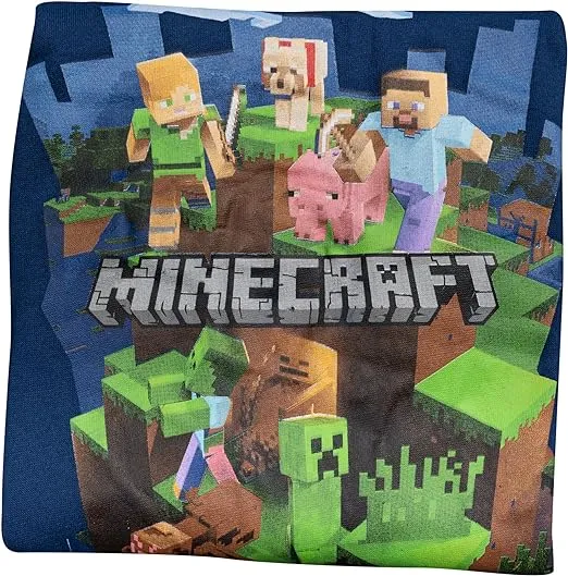 Minecraft Action Scene Boys Navy Long Sleeve Sweatshirt