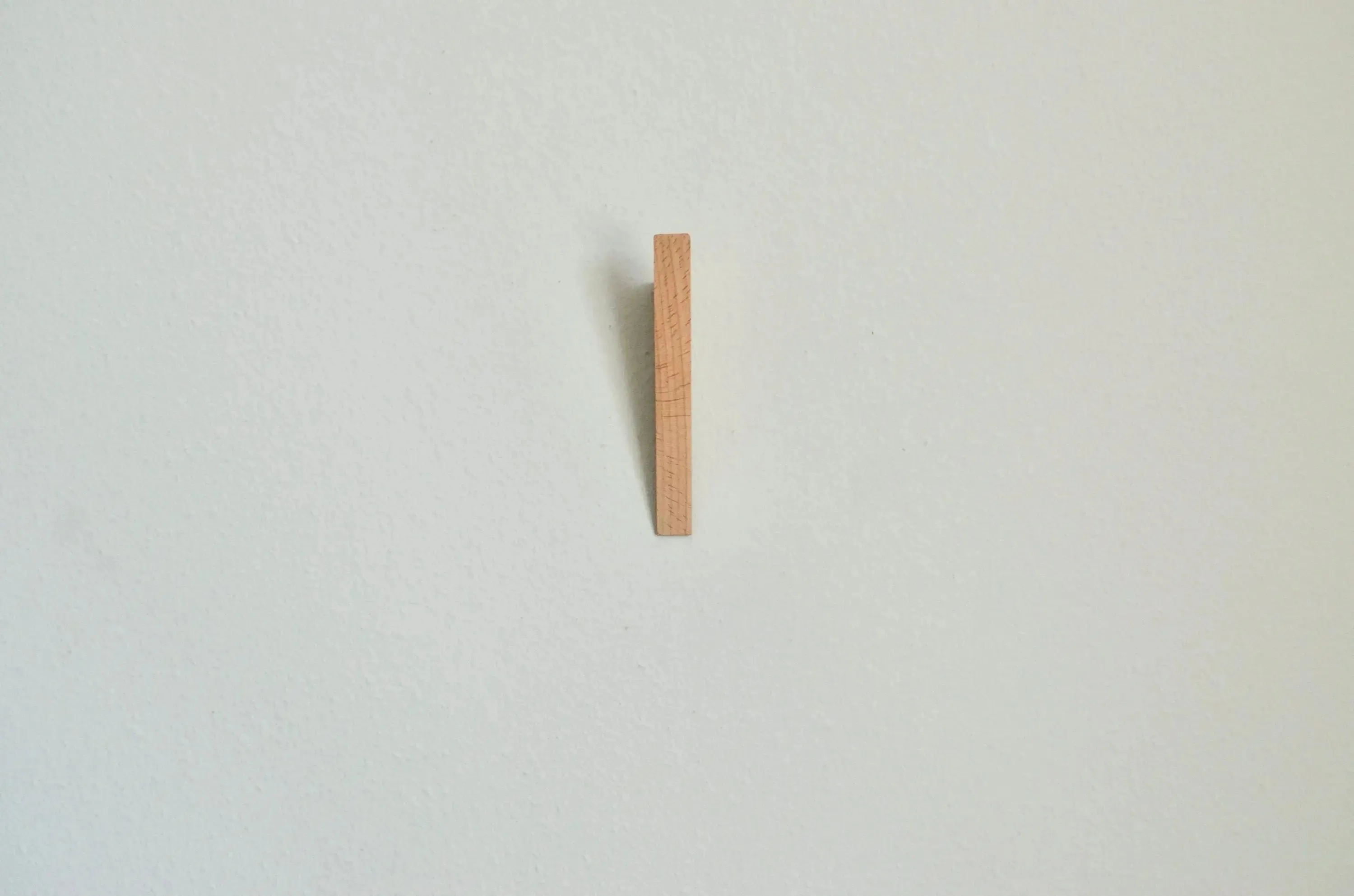Modern Contracted Triangle Wooden Hooks, Single Organizer, Hat Rack, Towel Hook - Natural - Walnut