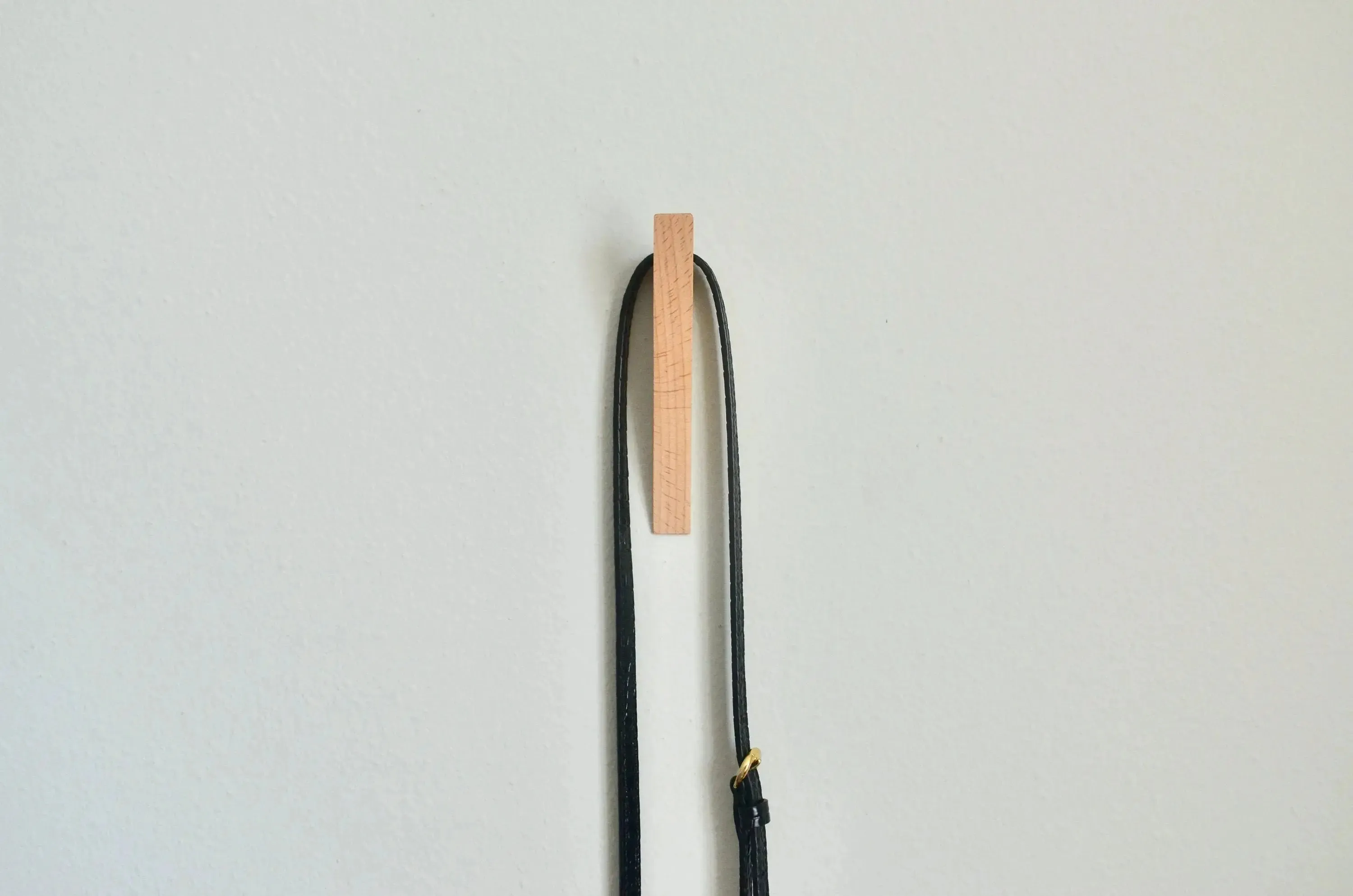 Modern Contracted Triangle Wooden Hooks, Single Organizer, Hat Rack, Towel Hook - Natural - Walnut