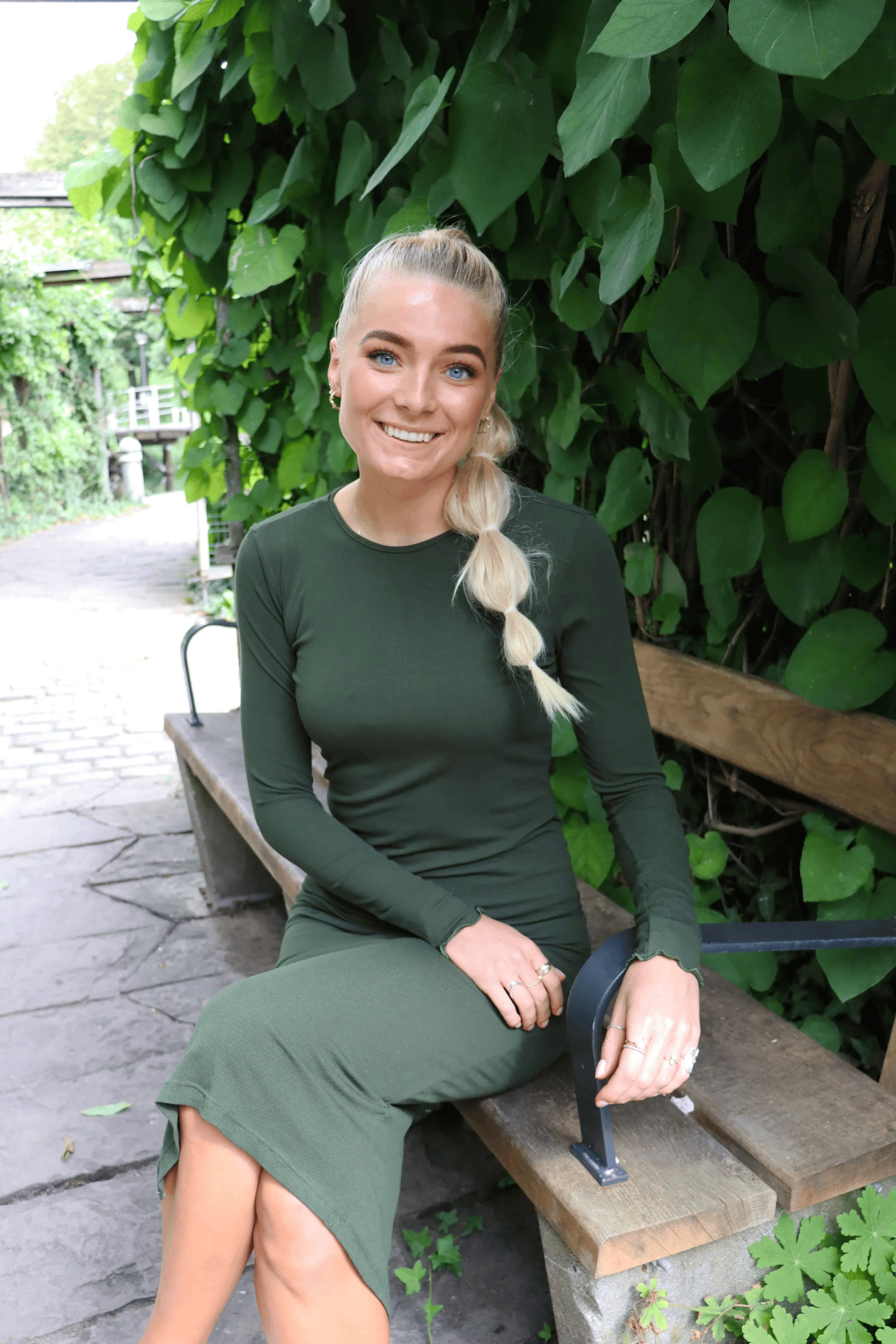 NATALIA-LS-DRESS - ARMY