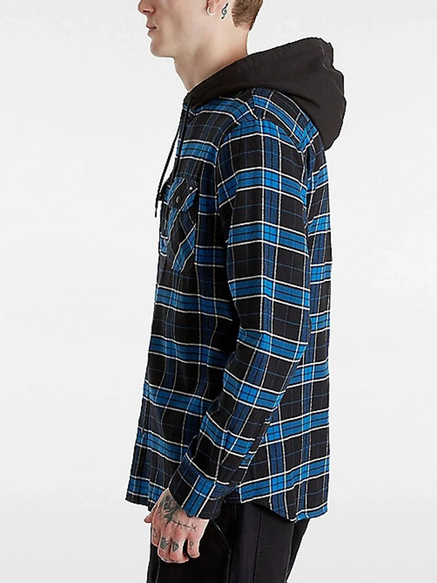 Parkway II Hooded Long Sleeve Buttondown Shirt