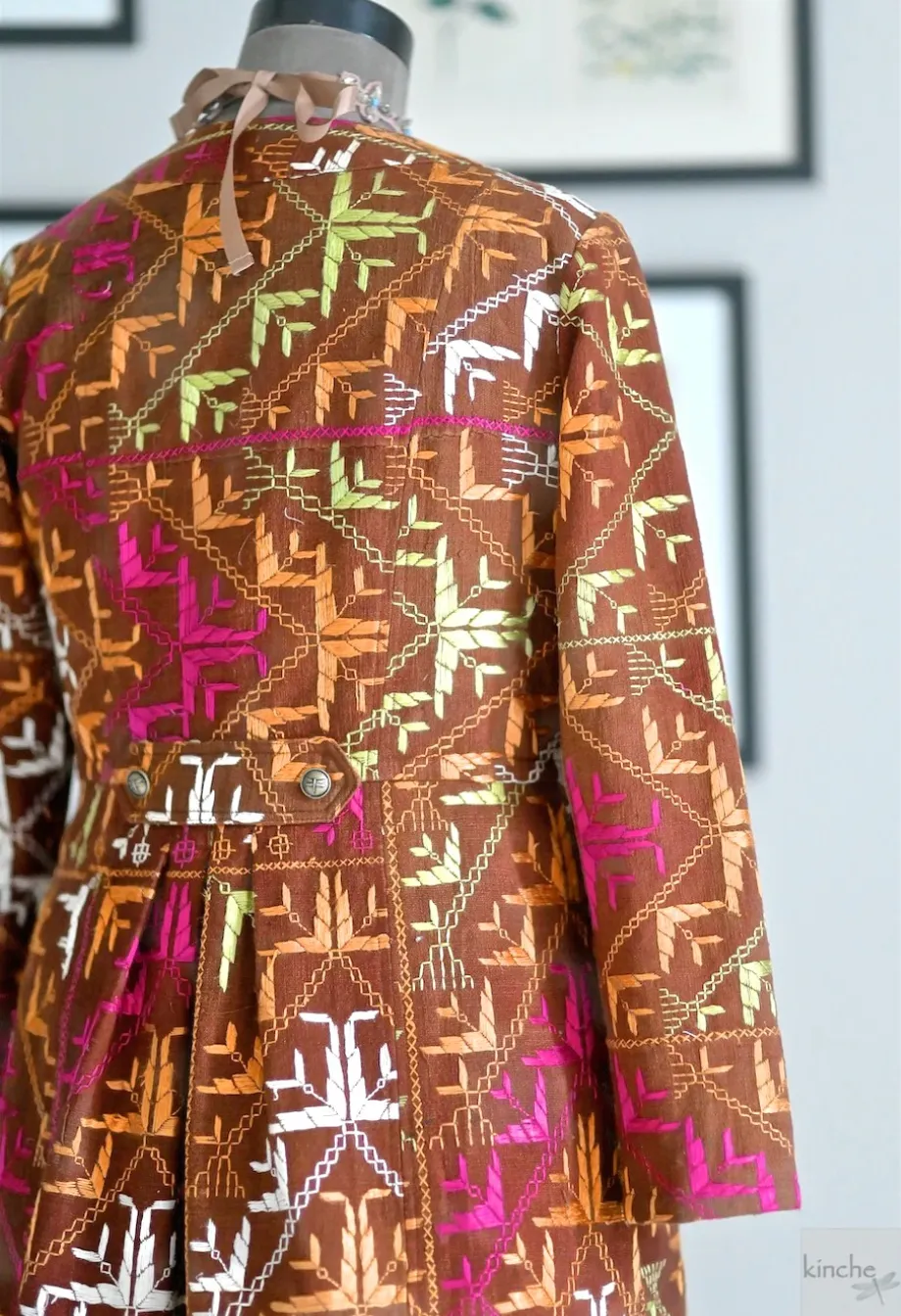 PHULKARI JACKET LONG - KHIVI