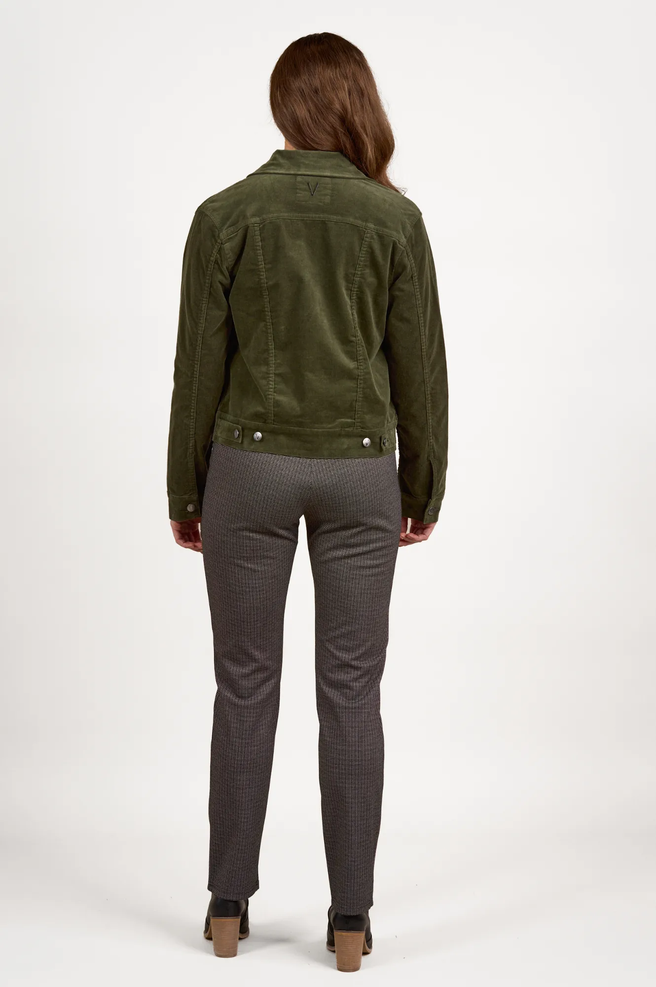 Pinwale Cord Jacket - Deep Sage