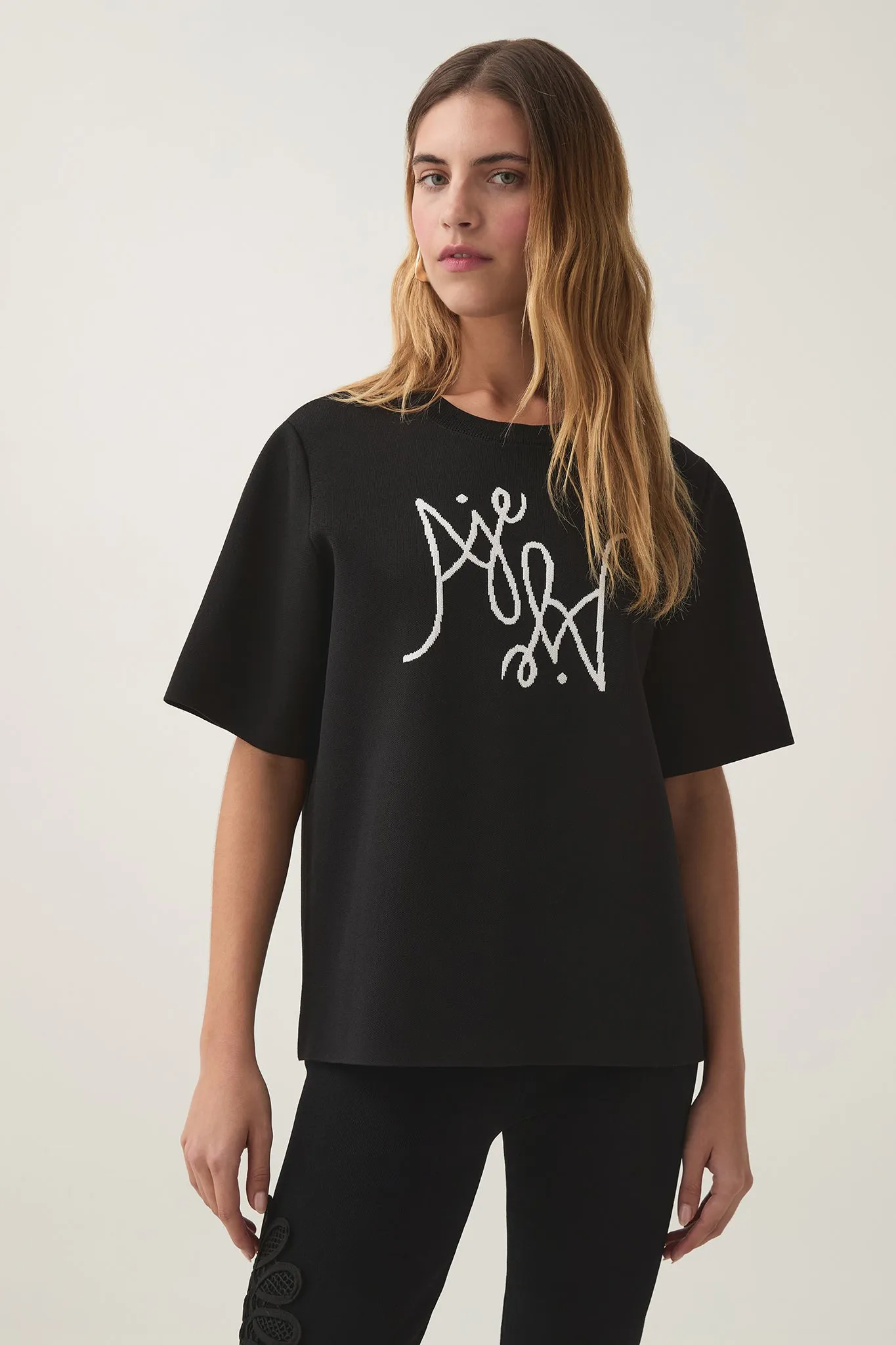 Prophecy Knit Oversized Tee